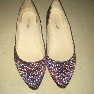 Nine West colorful flats